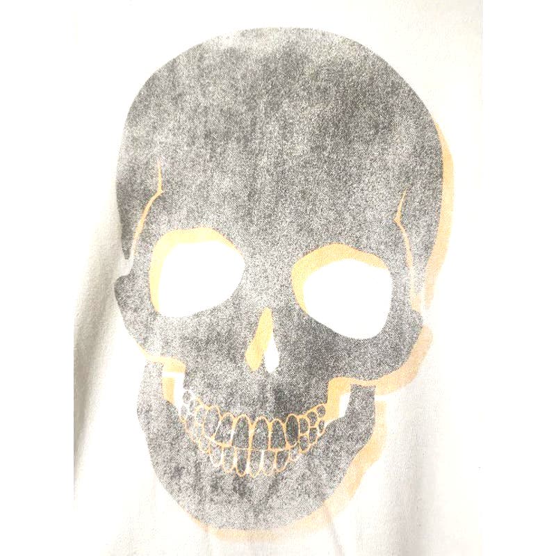 Grayson Threads Women's SM Skull Crew Neck Long Sleeve Graphic Sweatshirt Dress
