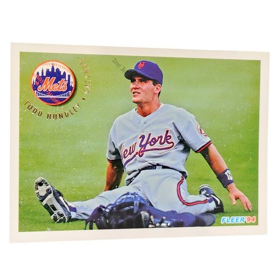 Todd Hundley, New York Mets, #565, 1994 Fleer Baseball Collector's Card