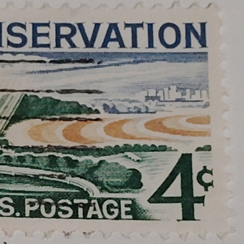 1960 Scott #1157 – 4¢ Soil Conservation / Water Awareness – Canceled