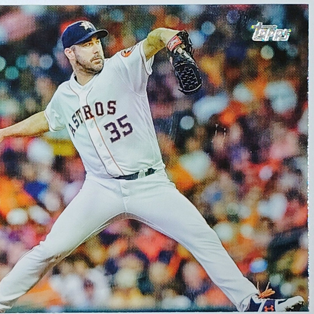 2020 Topps Update #U-245 Justin Verlander Houston Astros Pitcher - VG/EX