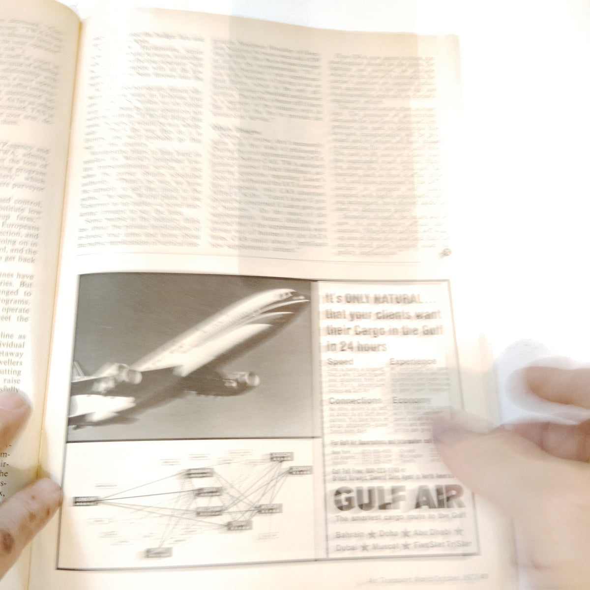 Vintage Air Transport World Magazine October 1977 United Airlines Cover Aviation