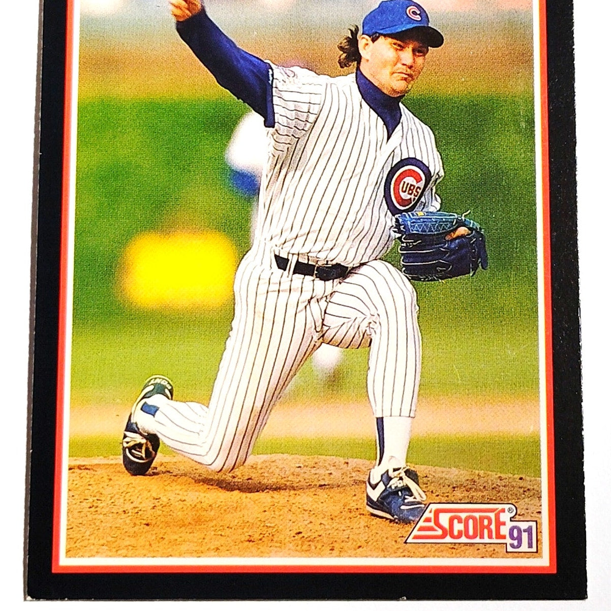 1991 Score Les Lancaster #293 Chicago Cubs Relief Pitcher MLB Baseball Card NM