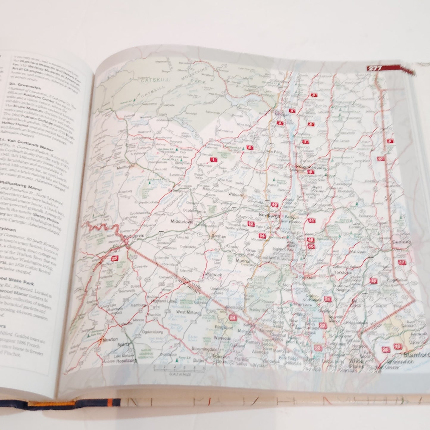 Reader's Digest Travel Guide USA (1994) Hardcover - Blue/White Map Design
