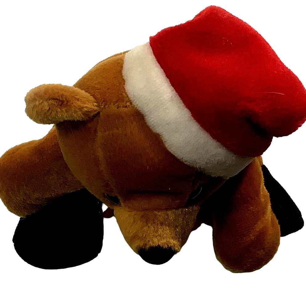 Vintage 7" Christmas Bear, Ho Ho Beans, Exclusive Sears and Roebuck & Co., EUC