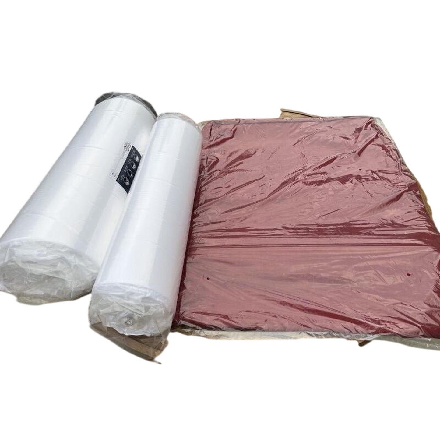 Double Welt 2‑PC Chaise Lounge Cushions, Chili,  26x80x4 -Seat 49" Back 31"