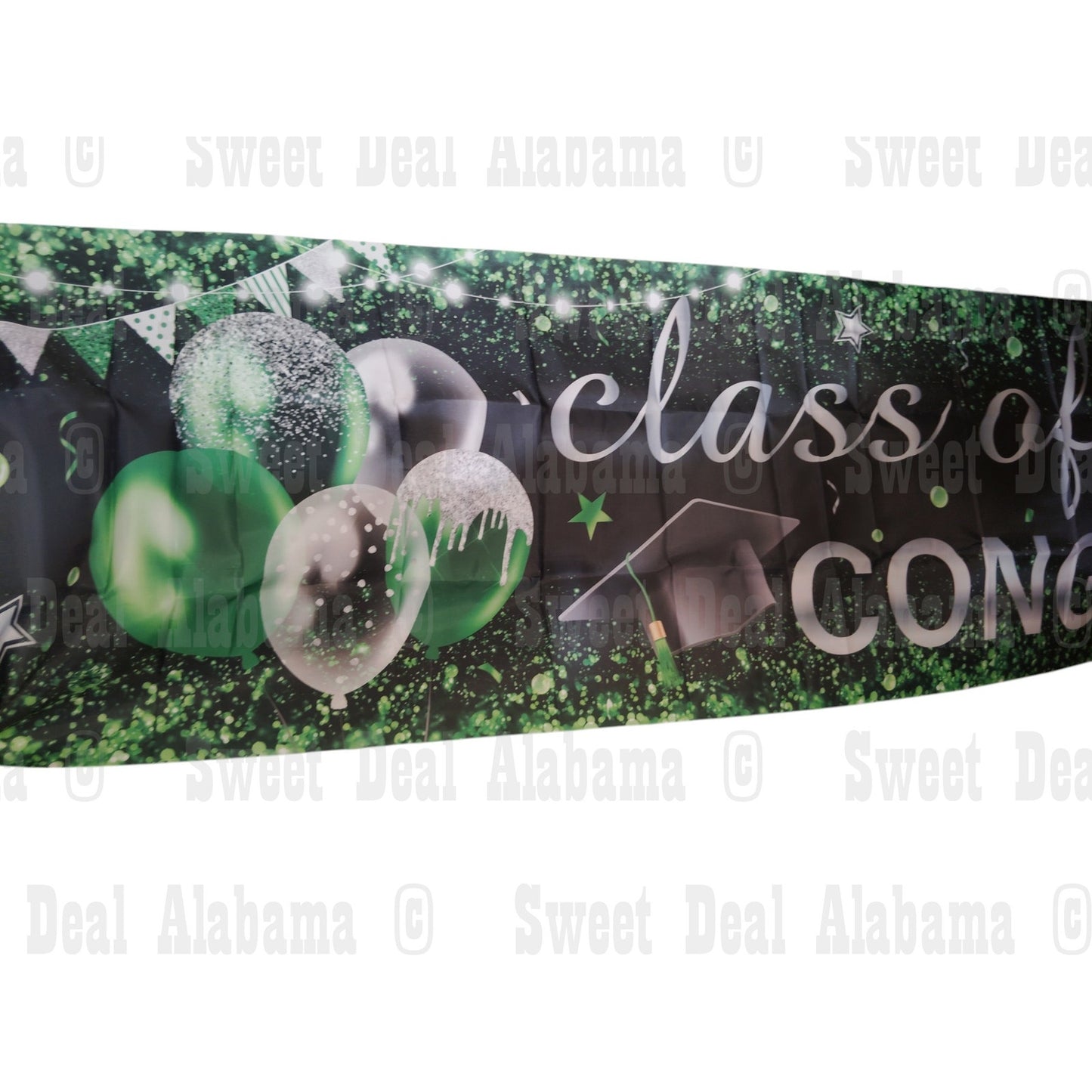 Graduation Yard Sign – Class of 2023 Banner, Green Congrats Grad Party Decor