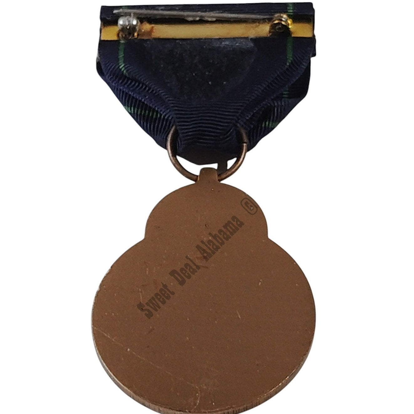 U.S. Navy Expert Pistol Shot Medal Pinback, 1-1/4"D x 3"H Overall