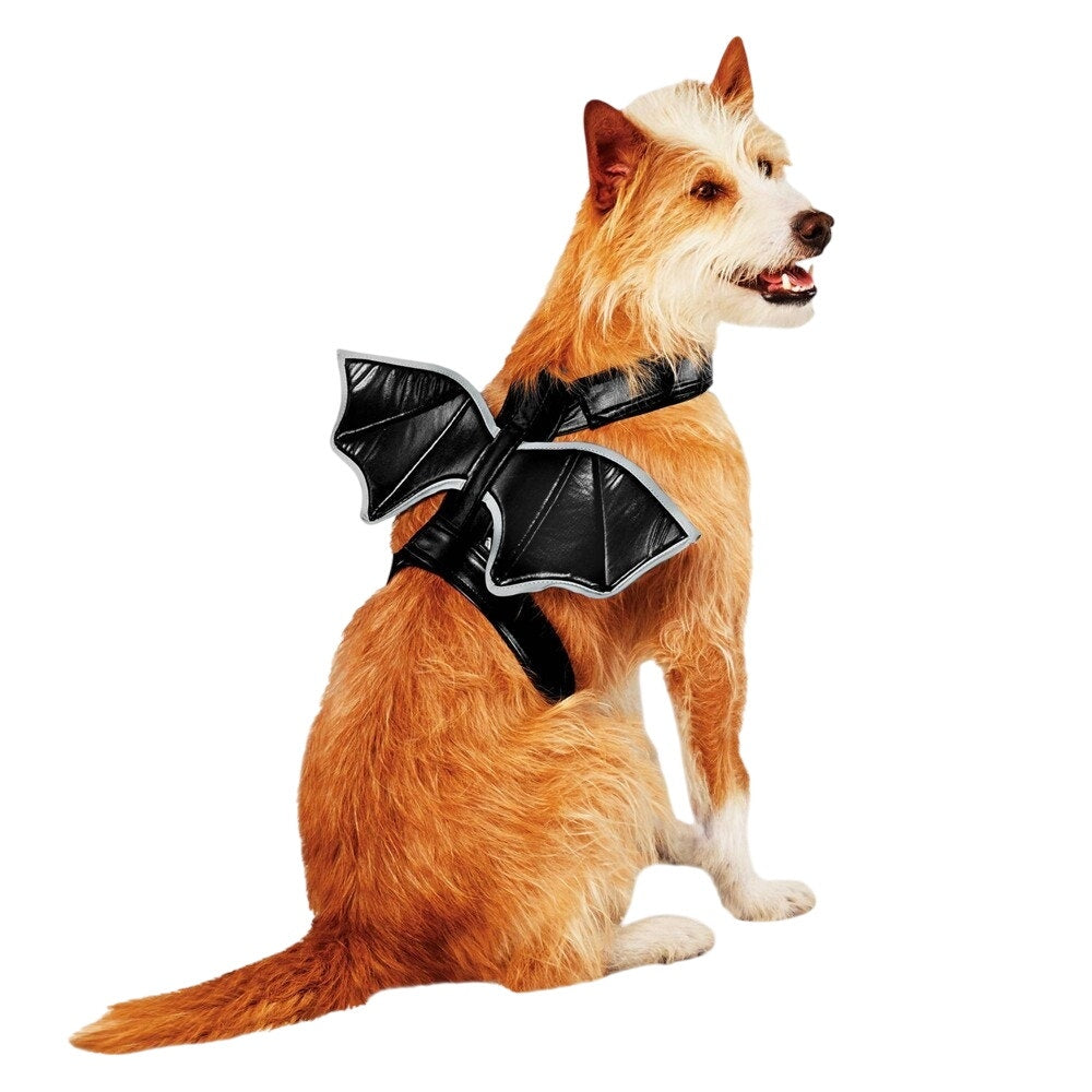 Reflective Halloween Bat Wings Rider Dog Costume - S/M - Hyde & EEK! Boutique