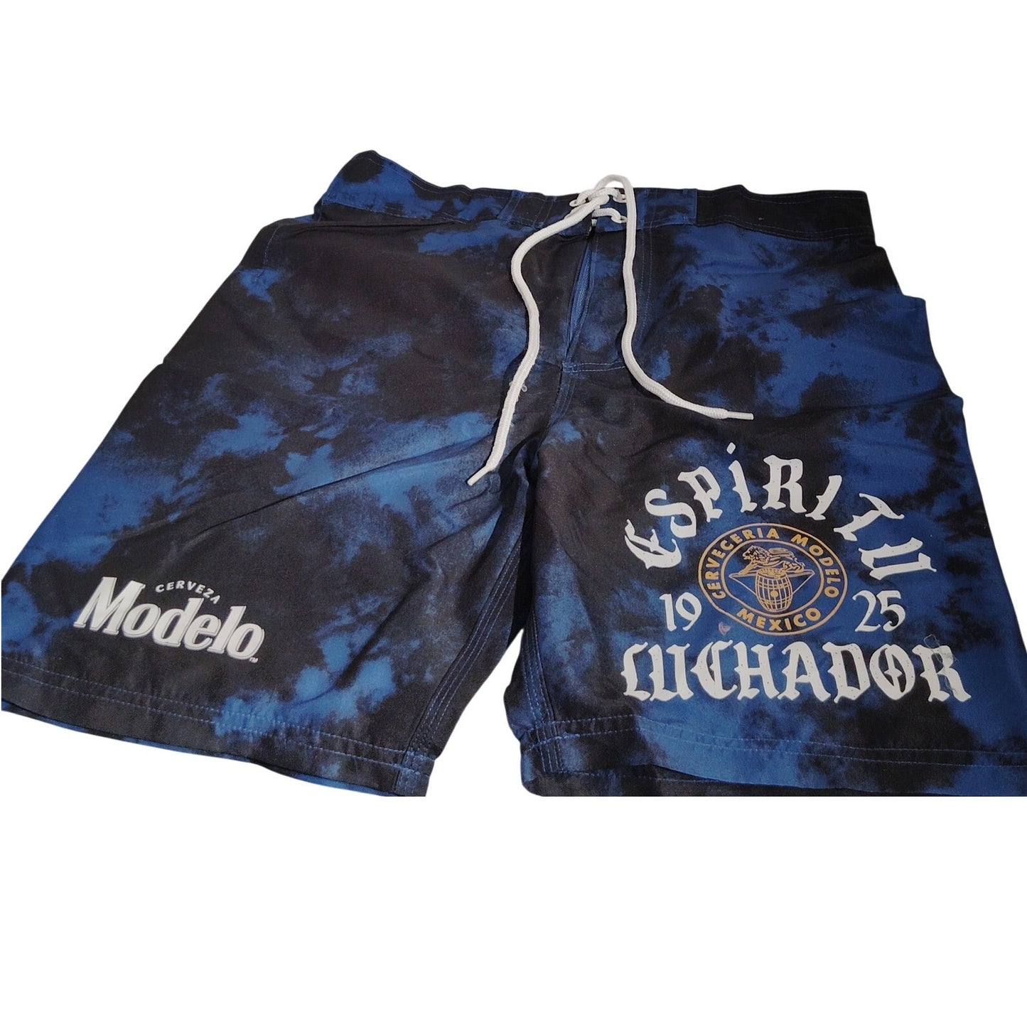 Modelo Especial Men’s Elastic Board Swim Shorts – Medium – Dark Blue