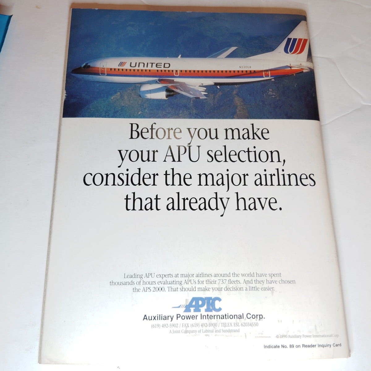 Air Transport World Magazine February 1992 - Airline of the Year Awards