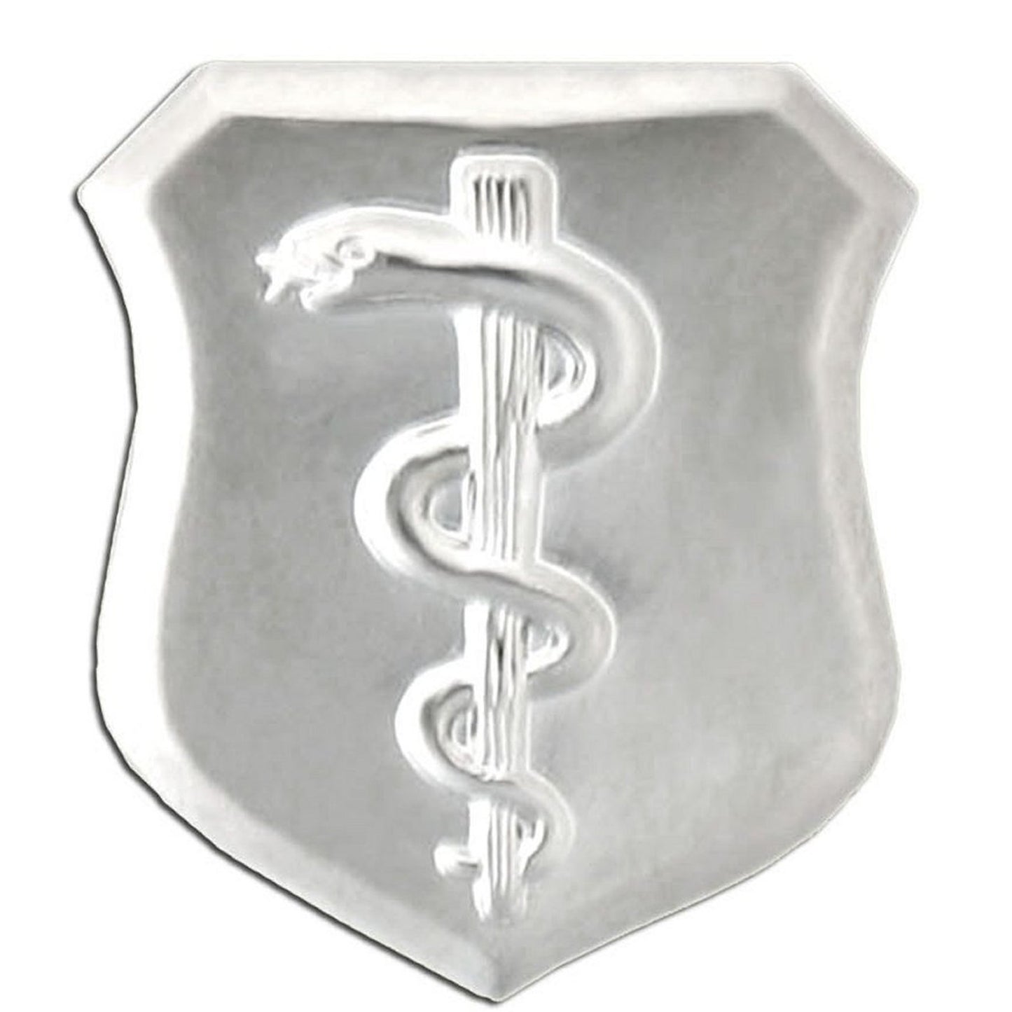 USAF Medical Basic Physician's Badge Pin, Mirror Finish, Metal, 5/8" x 3/4", NIP