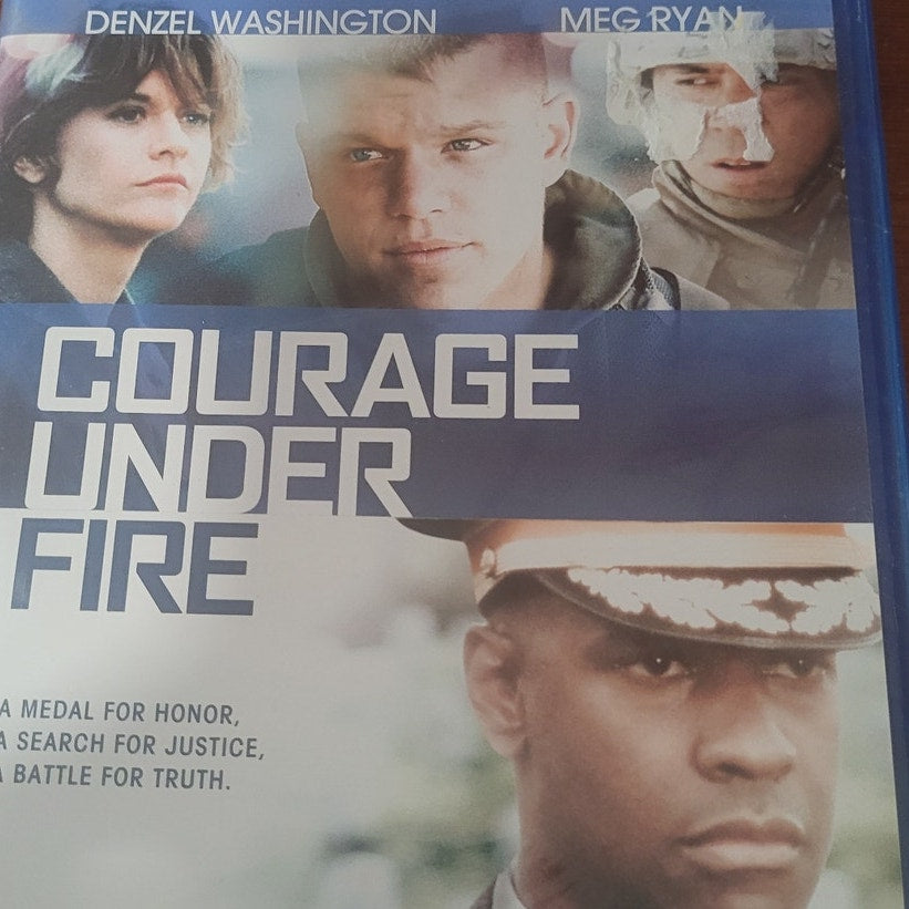 Courage Under Fire Blu-ray War Drama Denzel Washington Meg Ryan Military Justice