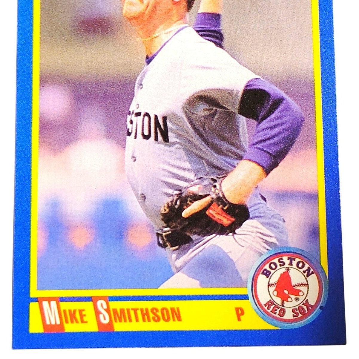 1990 Score Mike Smithson #512 Boston Red Sox Pitcher MLB Baseball EX