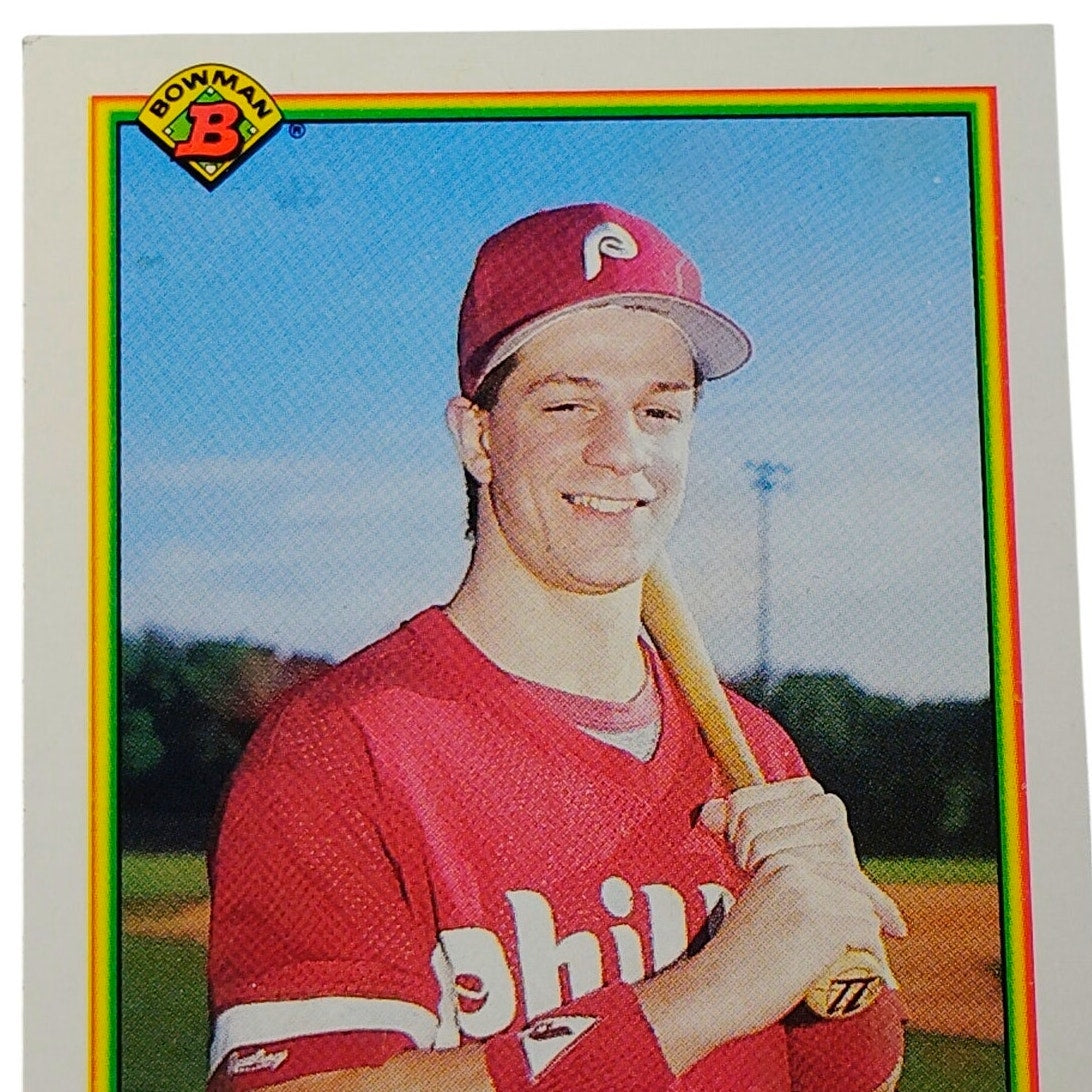 1990 Bowman Mickey Morandini RC #153 Philadelphia Phillies 2B MLB Rookie Card