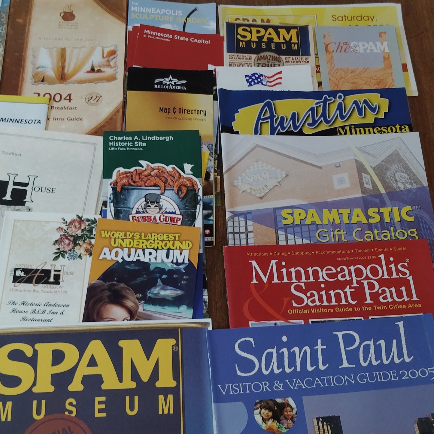 Vintage Minnesota Travel Ephemera Lot - Brochures, Guides & Maps (2005-Era)