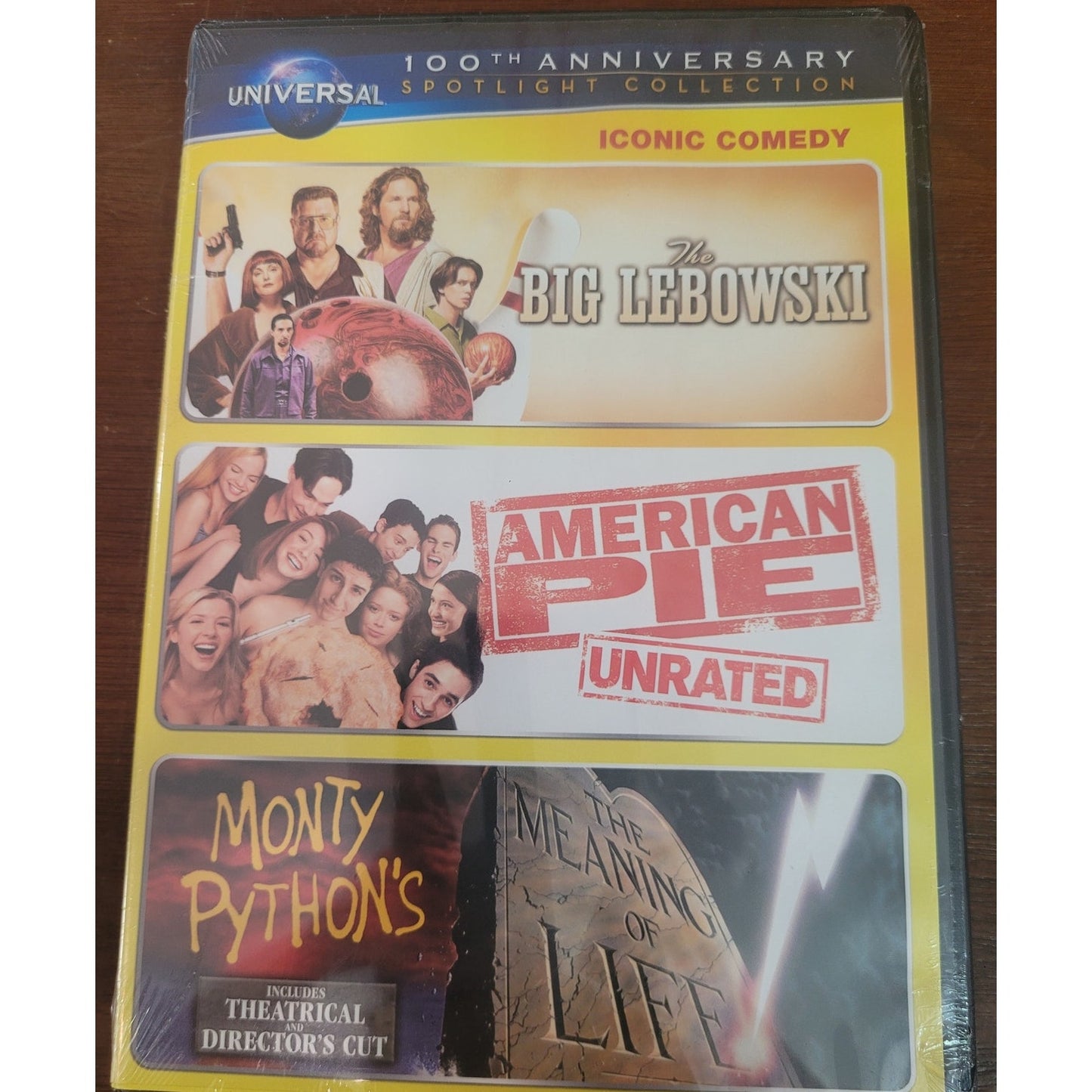 3 Movie DVD Comedy Collection – Big Lebowski, American Pie, Monty Python