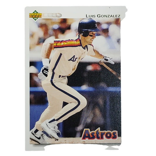 1992 Upper Deck Luis Gonzalez #372 Houston Astros Outfielder Running - VG/EX