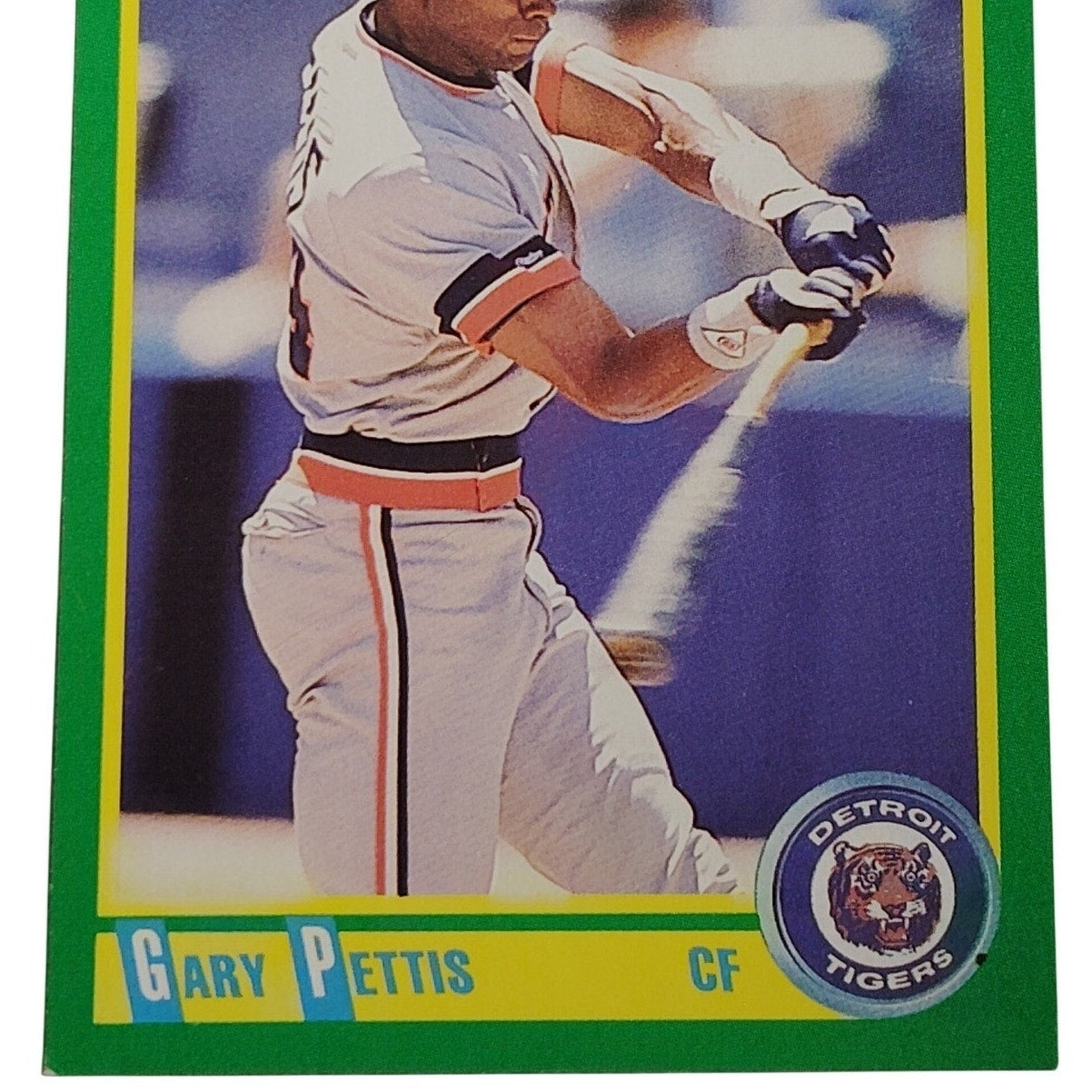 1990 Score Gary Pettis Card No. 136 Detroit Tigers CF VG/EX