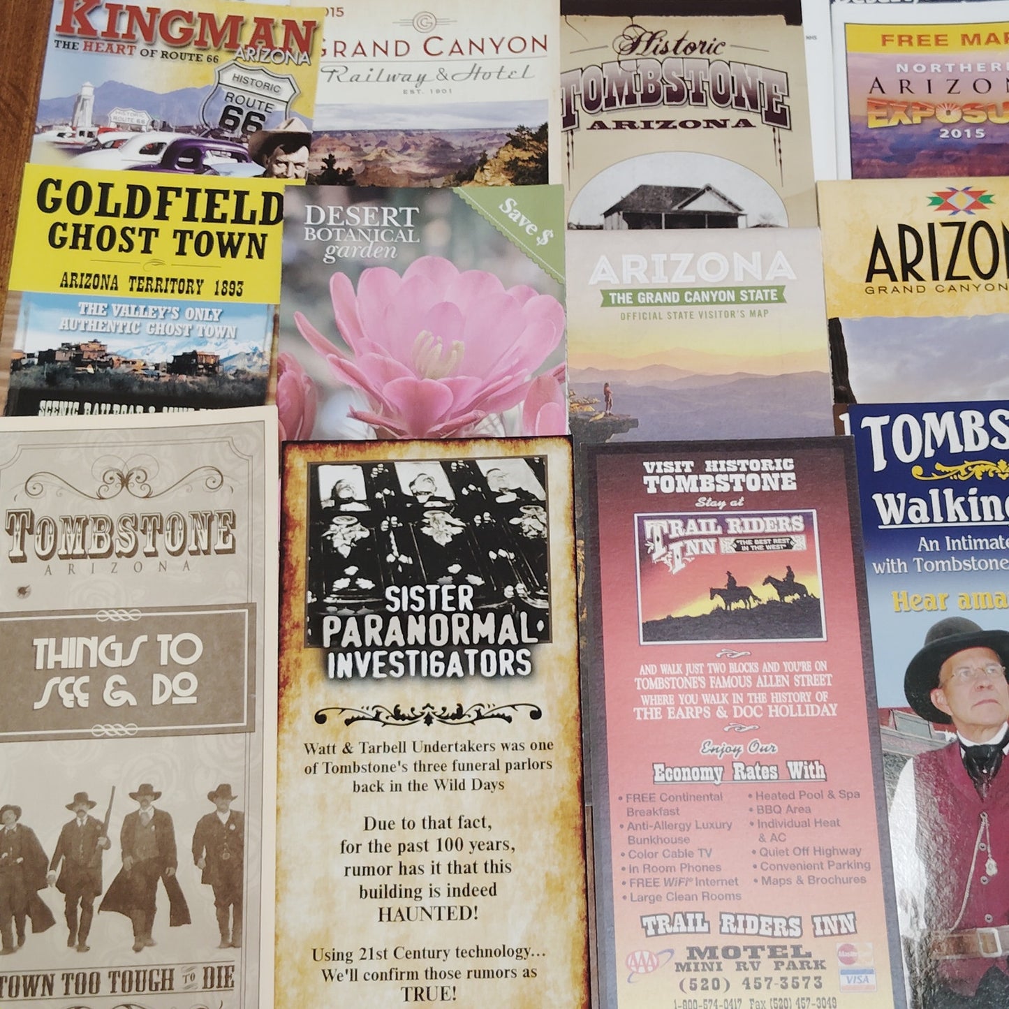 2015 Arizona Travel Ephemera Collection - Maps, Brochures & Souvenirs