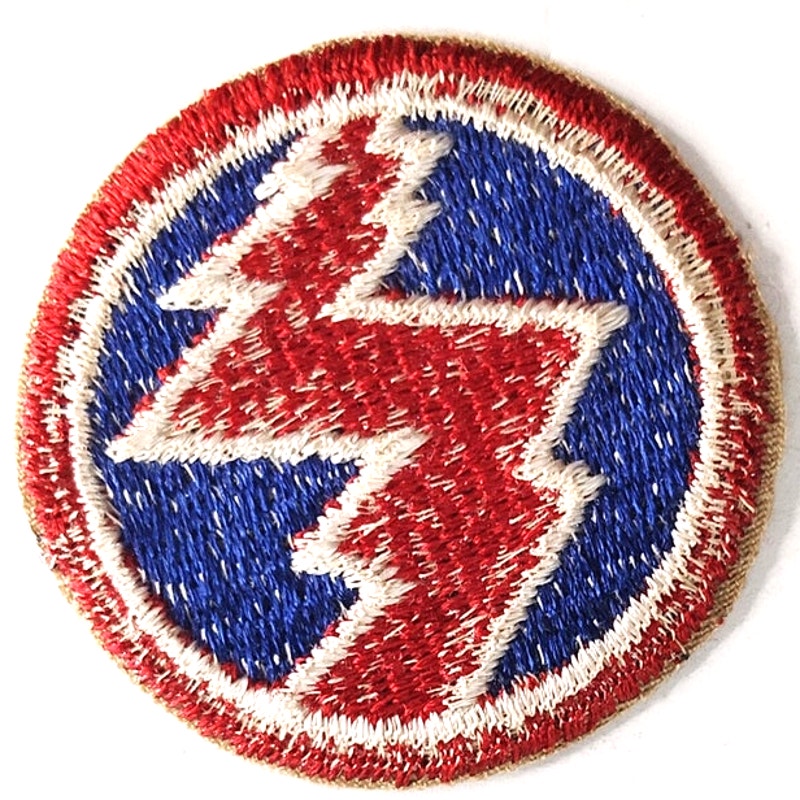 US Army 312th Logistical Command SSI Novelty Patch 2" Round Sew‑On Vintage NOS