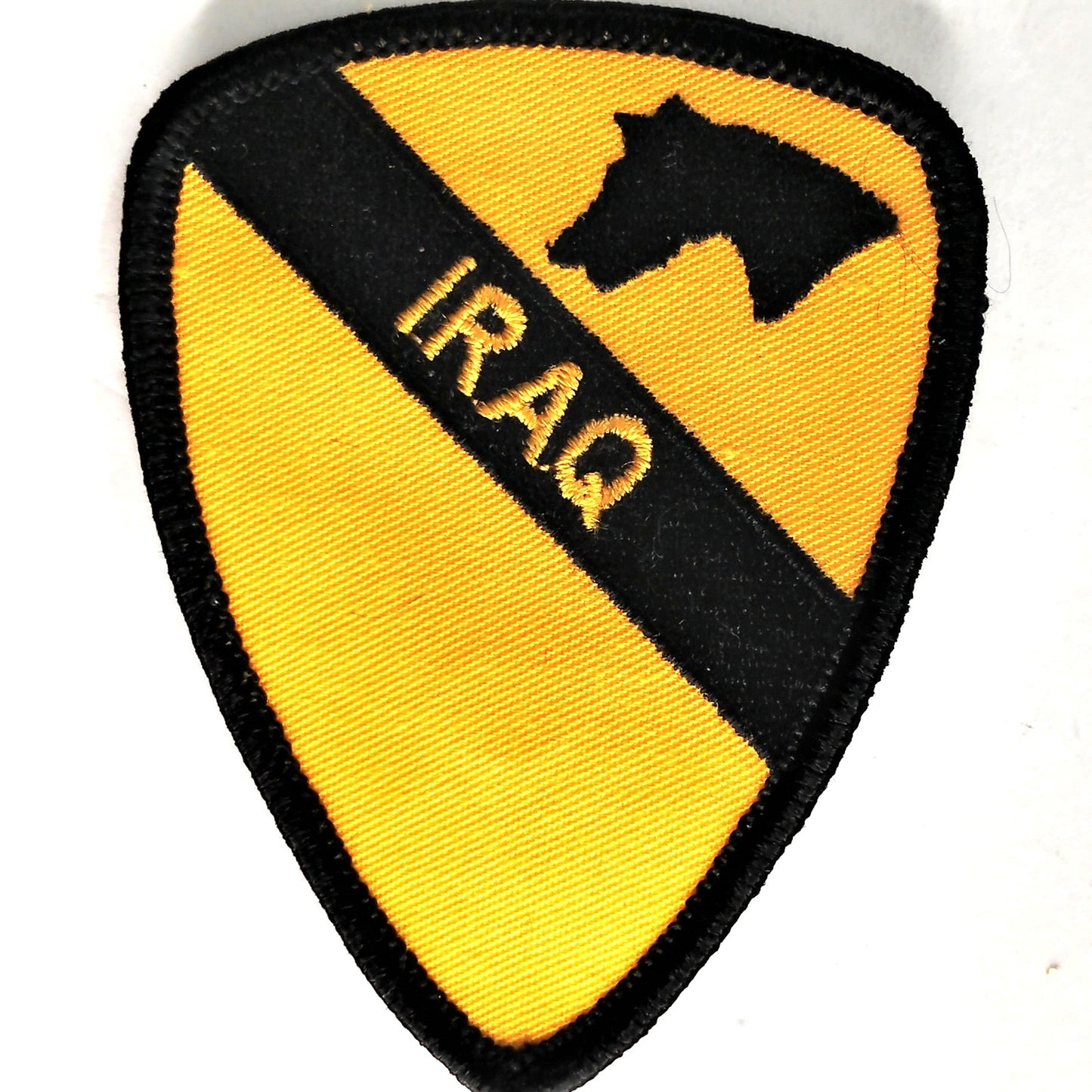 US Army 1st Cavalry Division Iraq Novelty Patch 3‑3/8" × 2‑5/8" Sew‑On