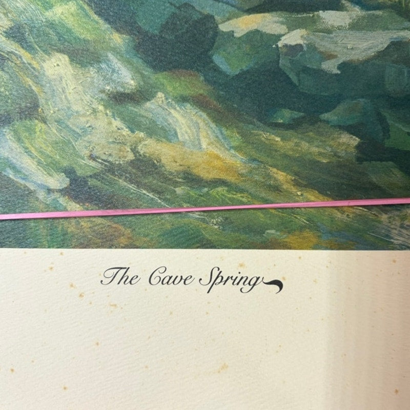VTG Pat Daugherty “The Green Spring” Print, Roger Brashears Collection 25x17.5