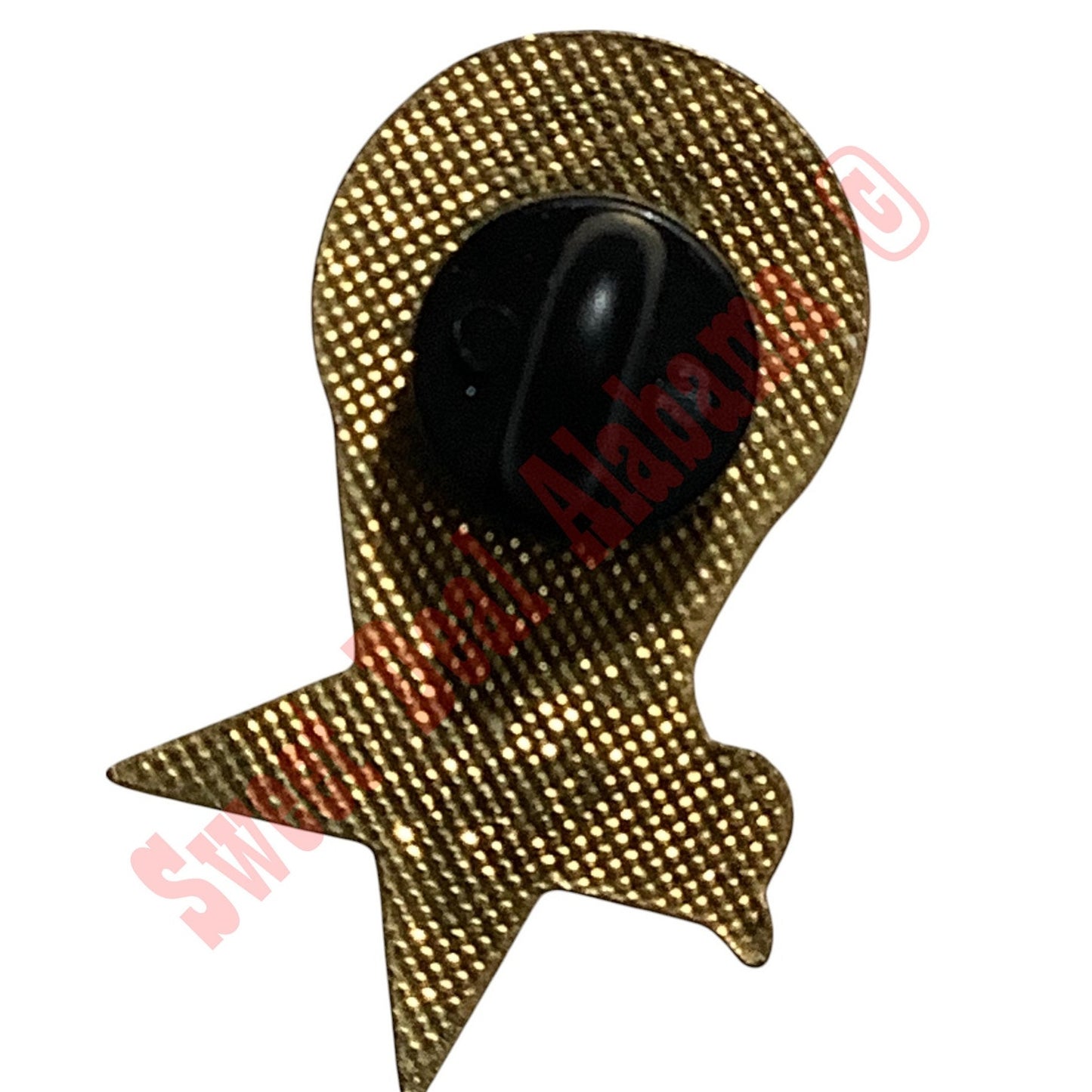 Swingin' On A Star Aviator's Hat Pin 1-5/16"H x 11/16"W, WWII Aviator's Nose Art