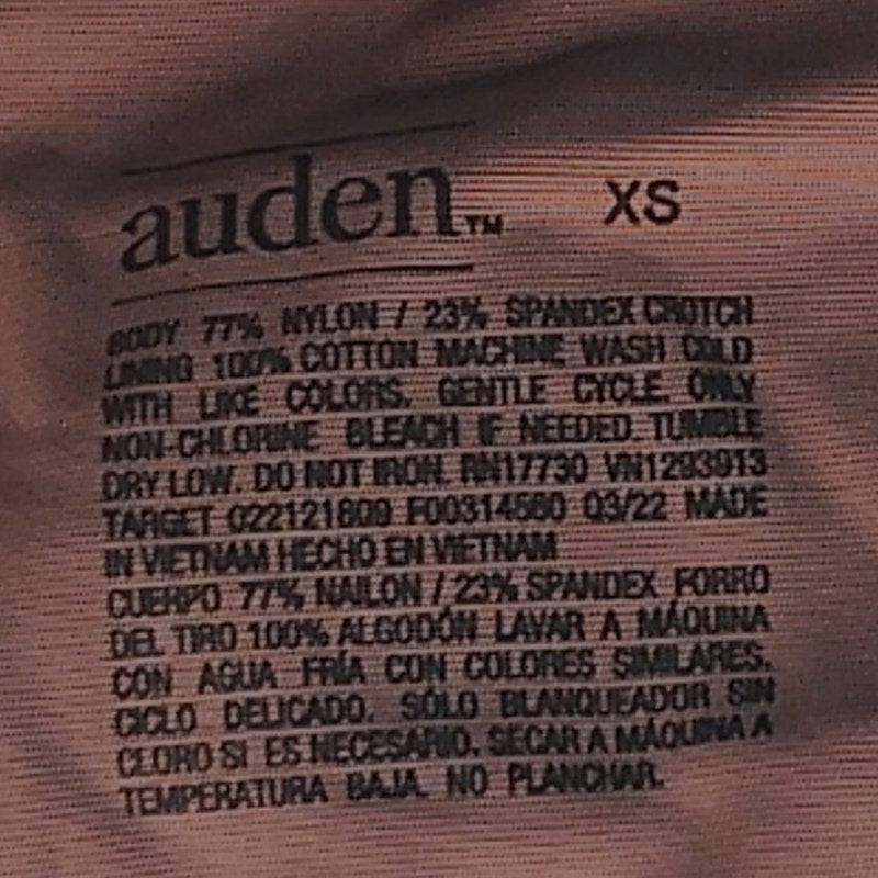 Auden Women’s Bonded Micro Briefs Mauve XS