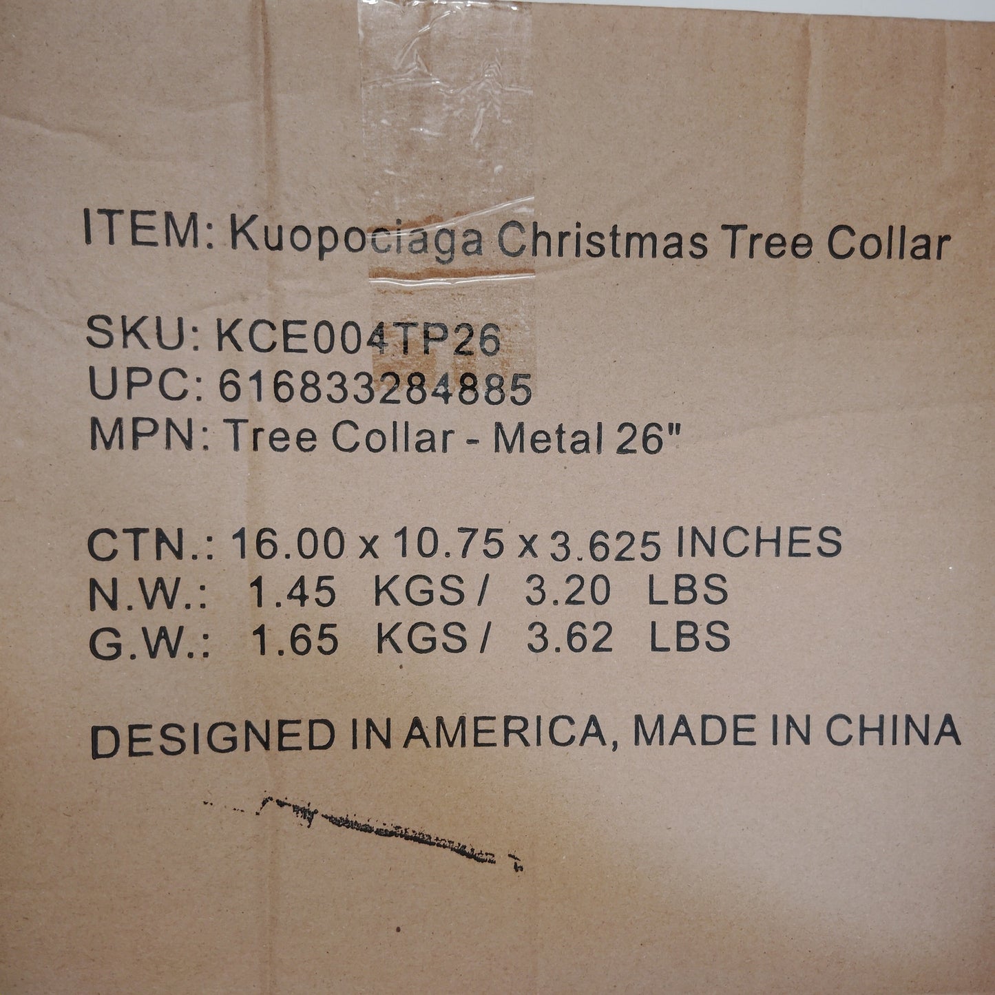 Christmas Tree Collar Basket 5 Iron Sheets Ring 26.5" x 19.5" x 9" Bright Silver