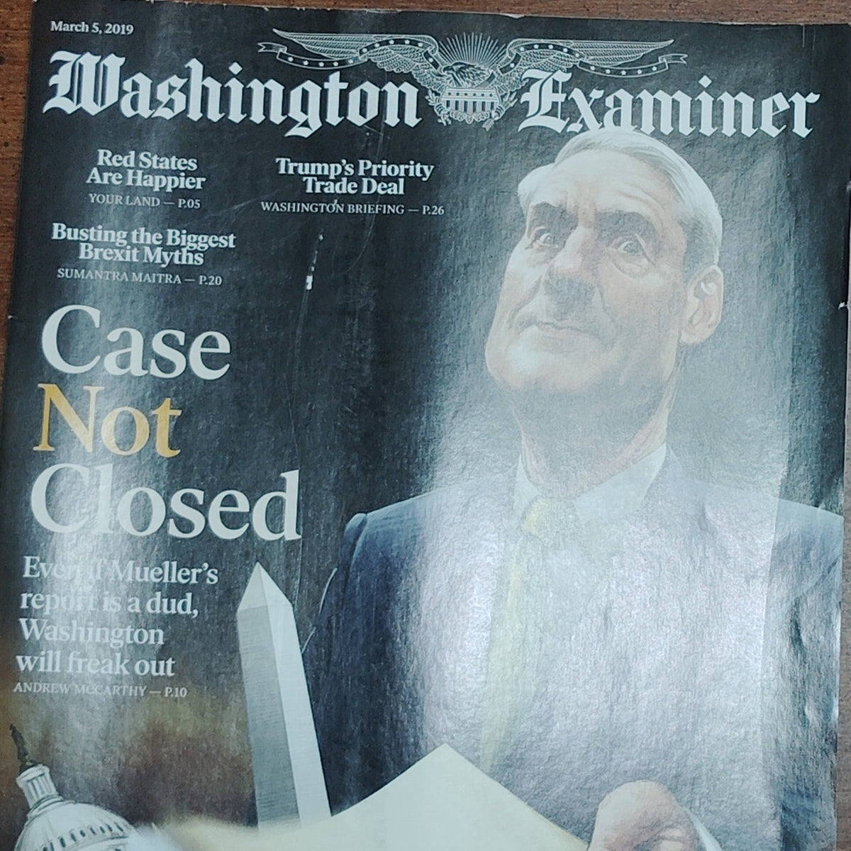 Washington Examiner Magazine - March 5 2019 - Mueller Report - Political News