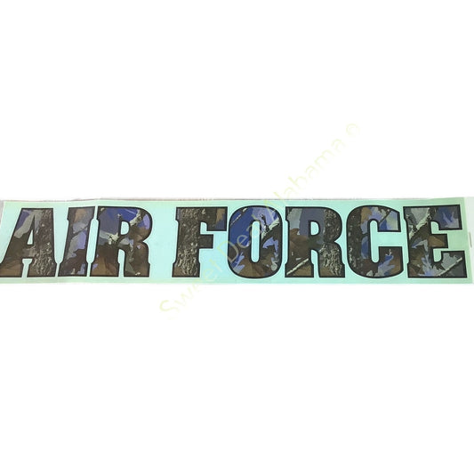 Mitchell Profitt Vinyl Transfer - AIR FORCE - 15.25"L x 3"H