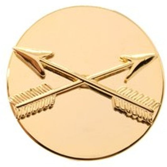 First Special Service Force Collar Pin, 1"D, Crossing Arrows "Devil's Brigade"