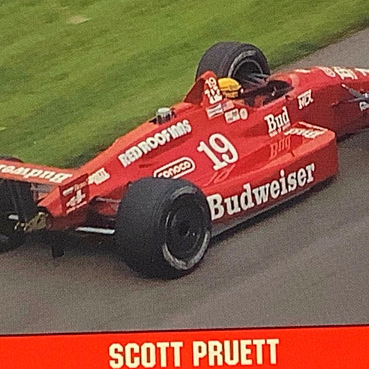 Scott Pruett 12th Place Finish, 1991 Action, 1992 Legends of Indy Card 13, NM+