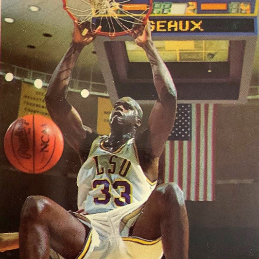Shaquille O'Neal, LSU (C), Classics 1992 Draft Picks Card 1, EXC