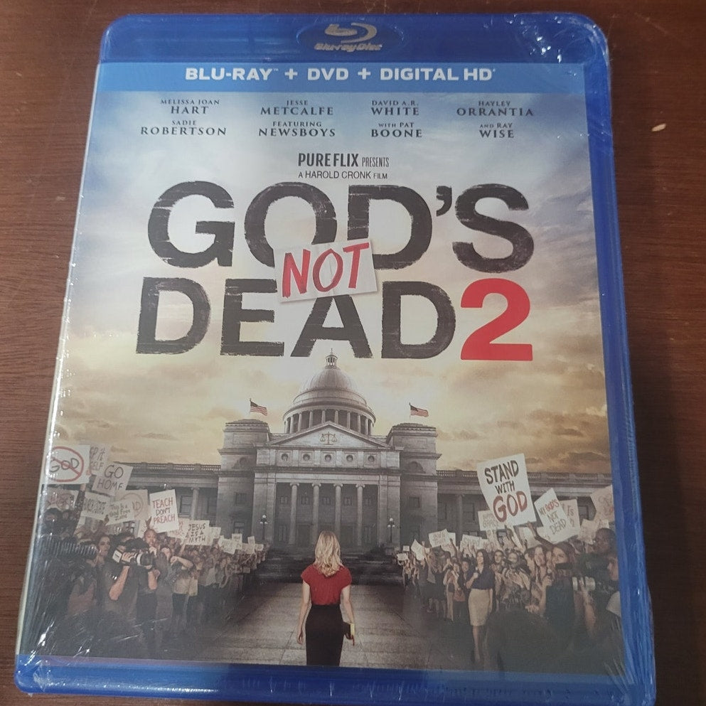 God’s Not Dead 2 Blu-ray DVD Faith-Based Drama Melissa Joan Hart J Metcalfe 2016