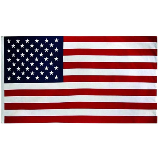 US Stars & Stripes American Flag 3 FT x 5 FT, Poly, Reinforced Fly End Stitching