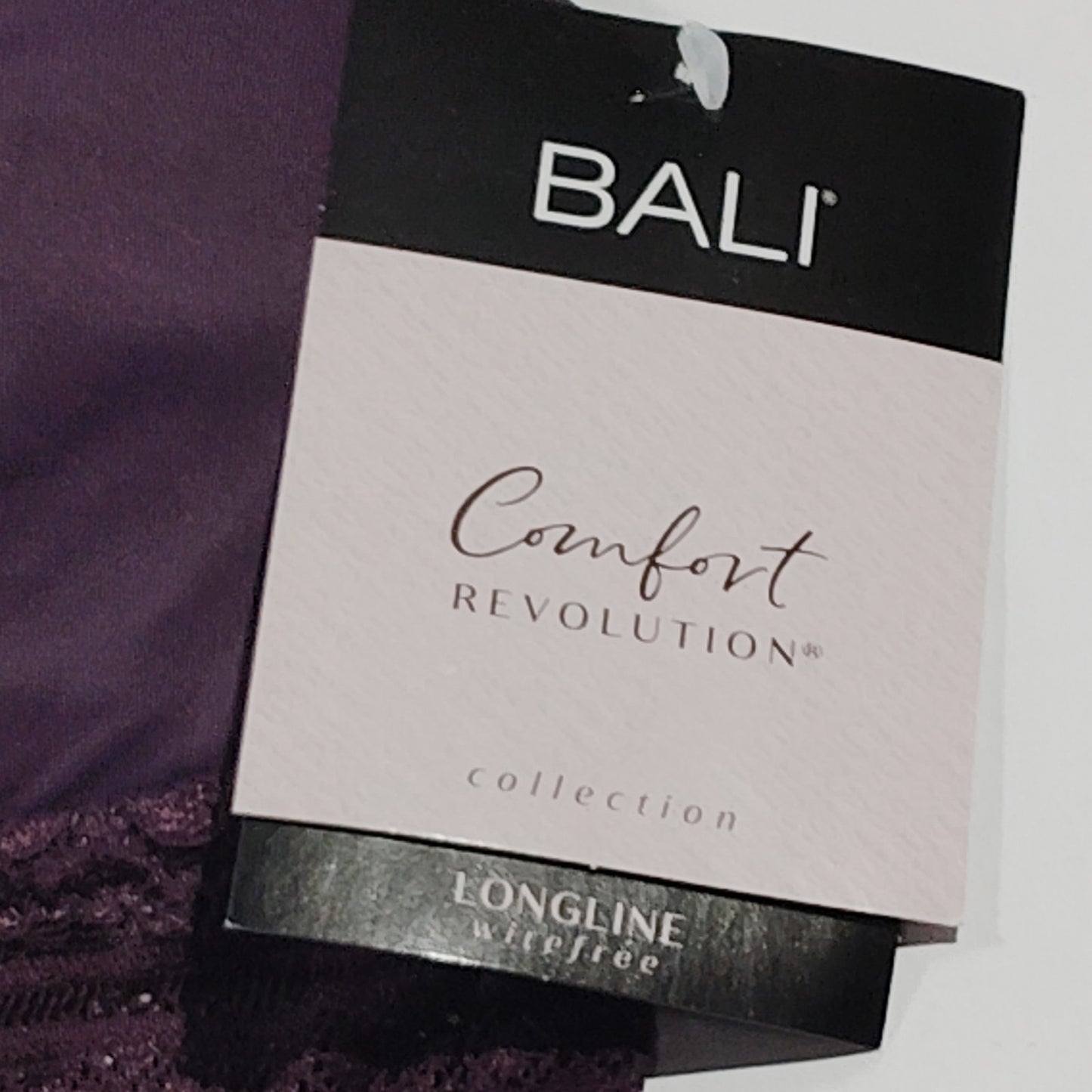 Bali Comfort Revolution Lace Wireless Bralette DF6594 – Blackberry Jam – Small