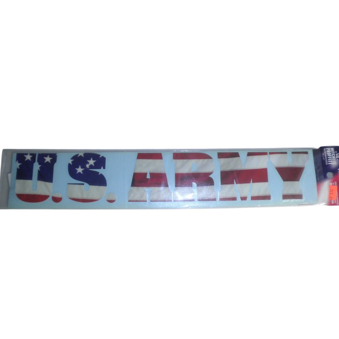 Mitchell Profitt Vinyl Transfer - U.S. ARMY - Red, White and Blue - 15.5"L x 3"H