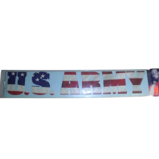 Mitchell Profitt Vinyl Transfer - U.S. ARMY - Red, White and Blue - 15.5"L x 3"H