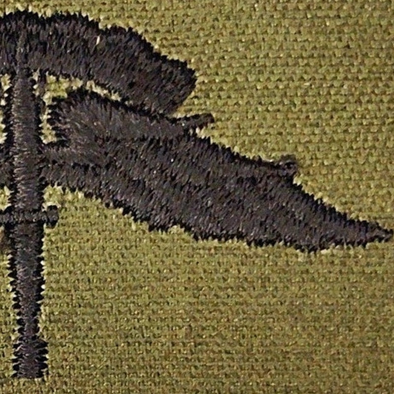 VTG Army ODG Subdued Military Freefall Parachutist Badge HALO Jump Wings Patch