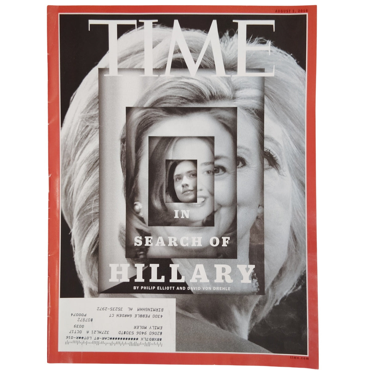 TIME Magazine August 1 2016 In Search of Hillary Clinton Vol 188 No 5