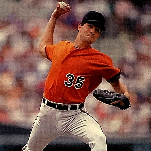 1993 Mike Mussina Baltimore Orioles, MLB, Jimmy Dean '93 Ltd Ed., Card 27 EX/NM