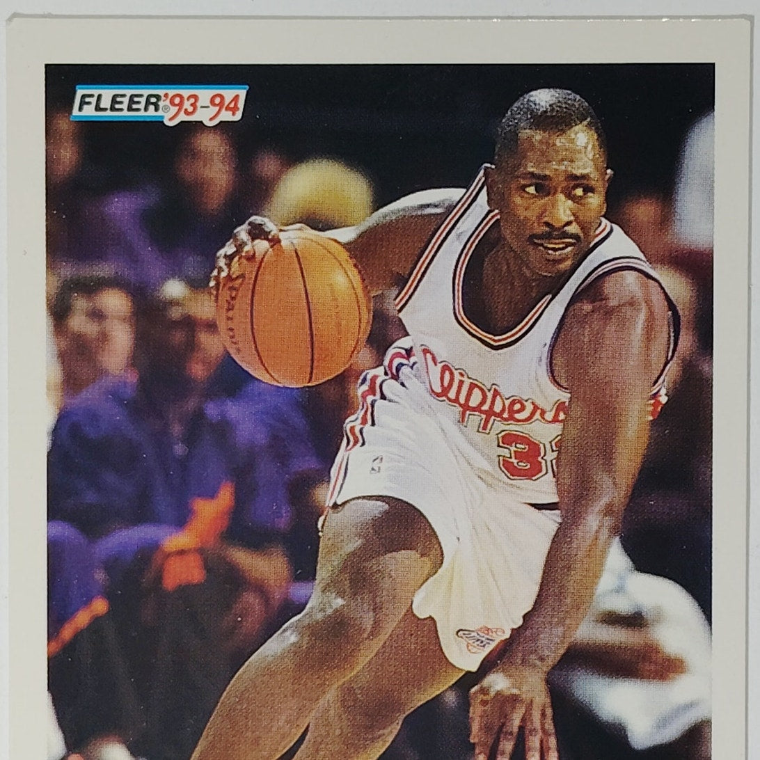 1993–94 Fleer Mark Aguirre #305  Detroit Pistons / Los Angeles Clippers, Forward