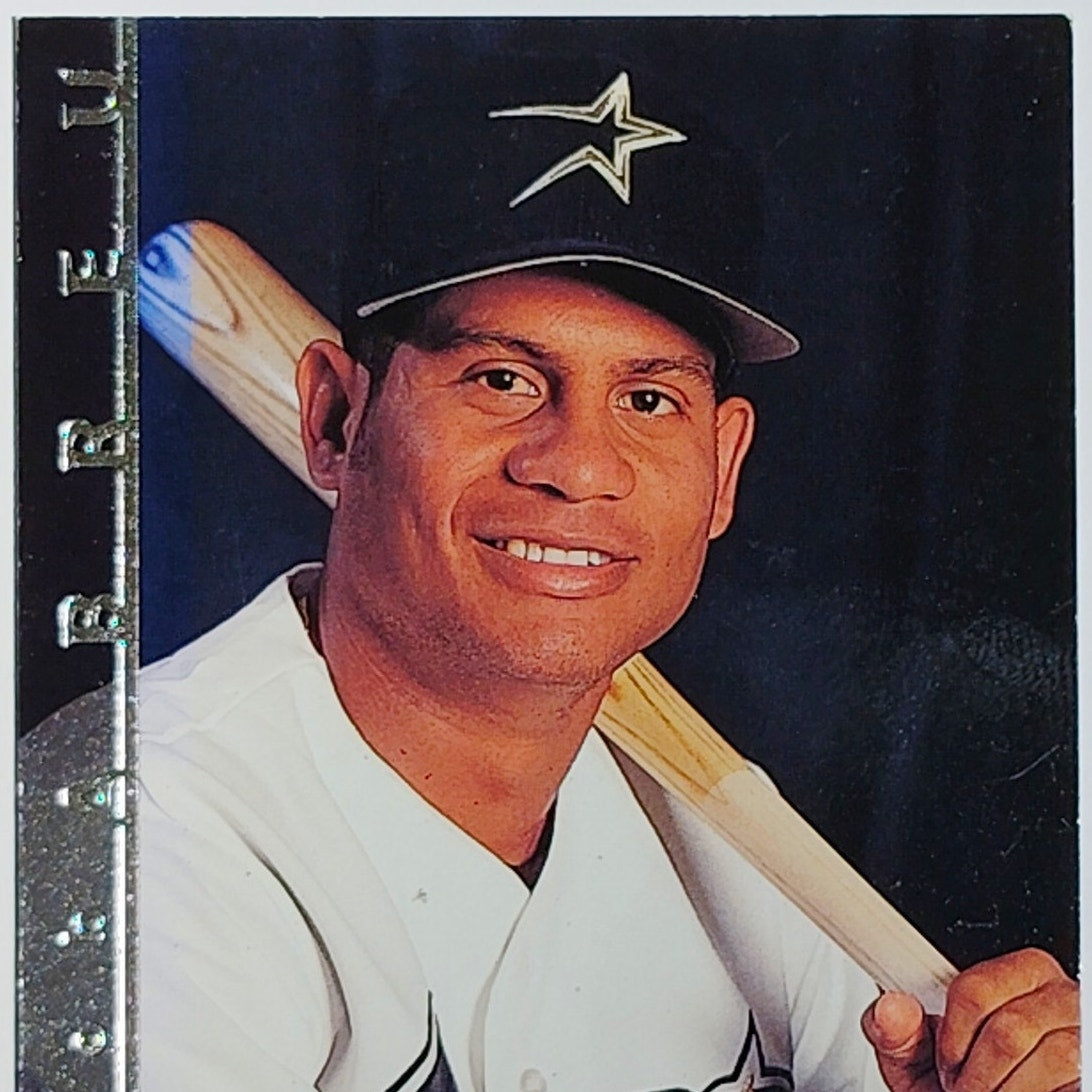 1998 Upper Deck Bobby Abreu #102 Houston Astros Outfielder Smiling Profile VG/EX