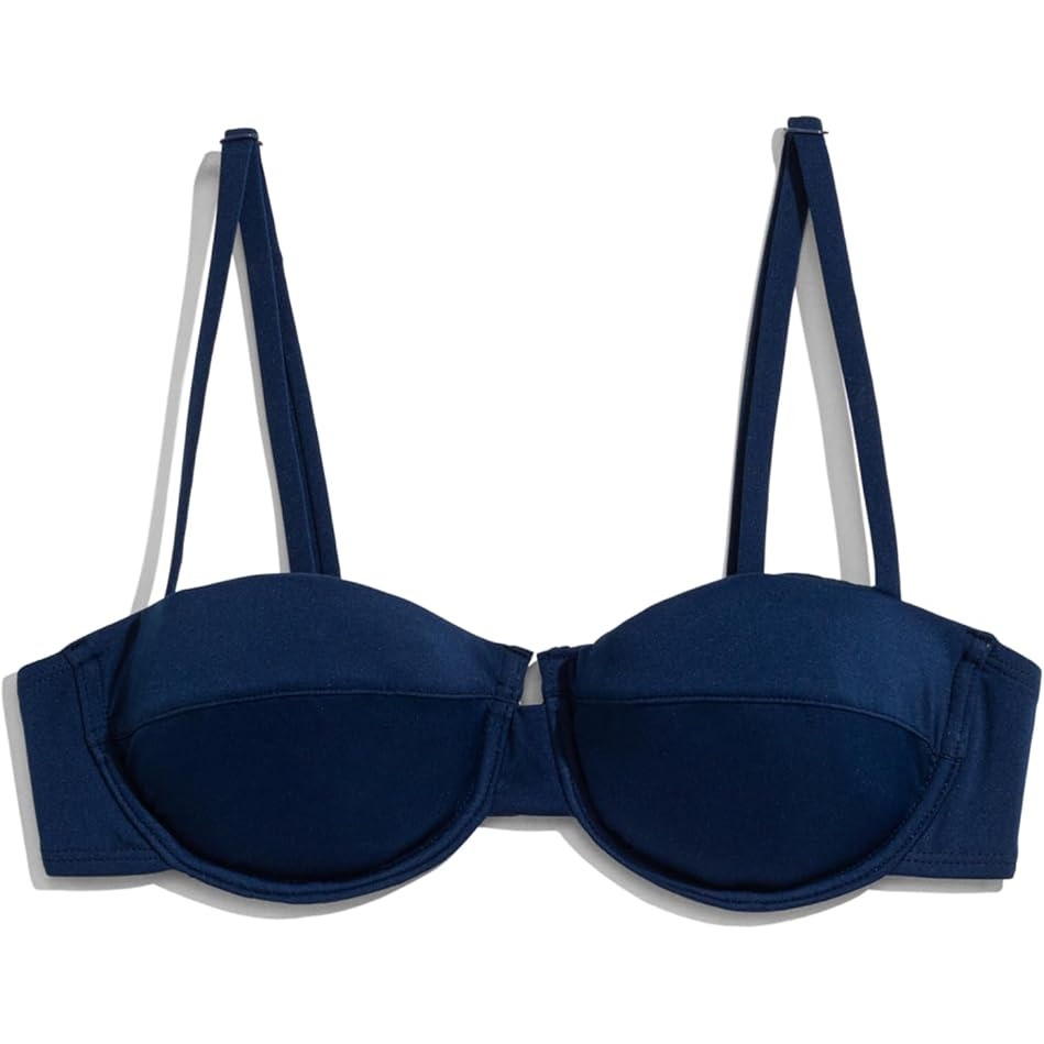 Liberty & Justice Women’s Asatu Underwire Bikini Top – Navy Blue – XL – NWT