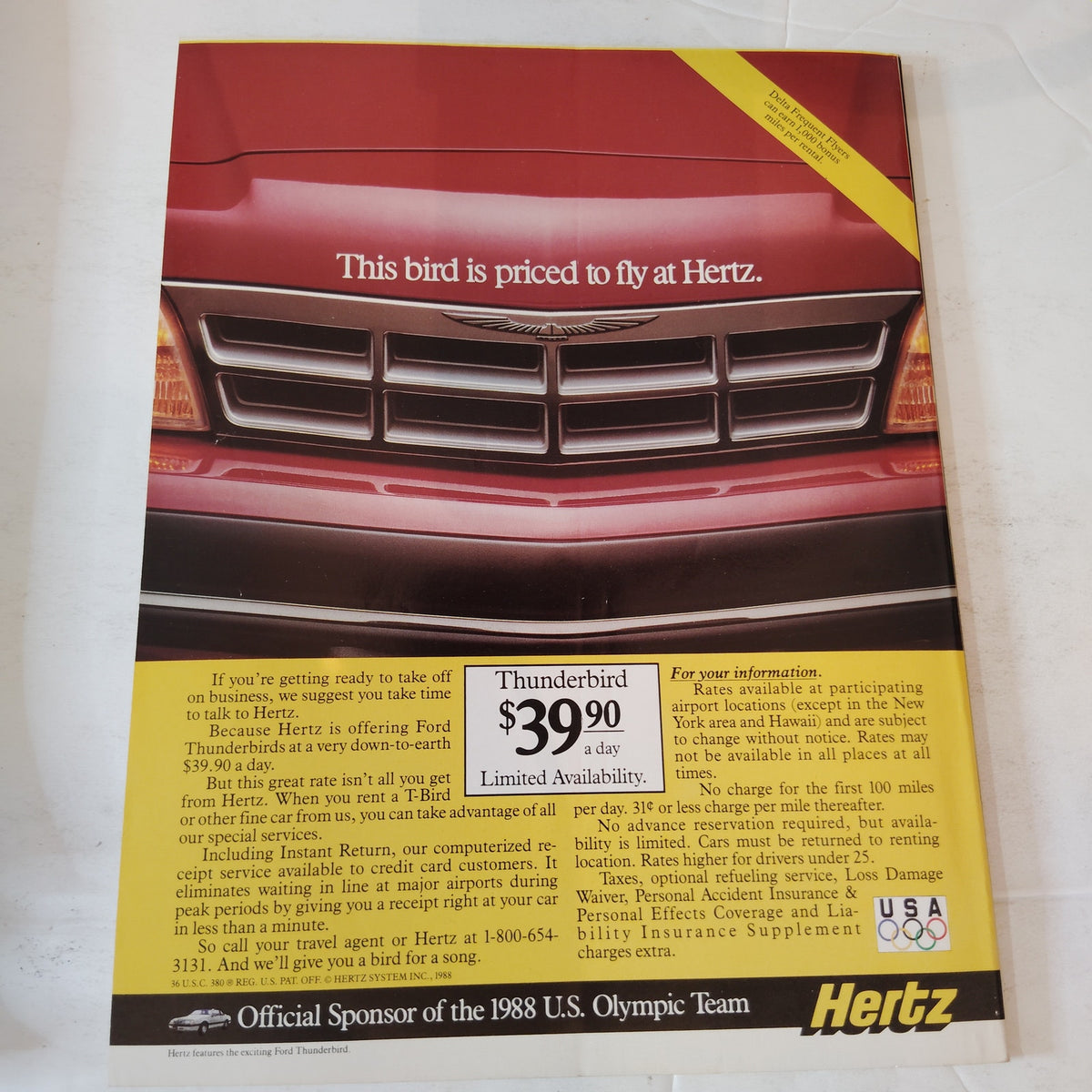 Delta SKY In-Flight Magazine - September 1988 - Vintage Airline Collectible