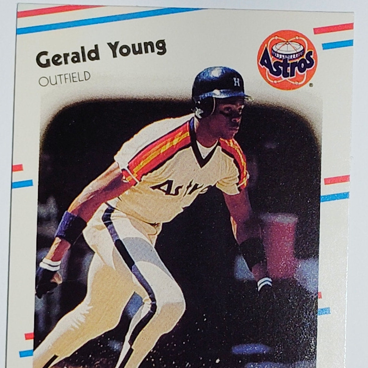 1988 Fleer Gerald Young #460 Houston Astros Outfielder Rookie RC VG/EX