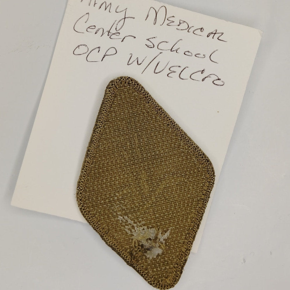 US Army Medical Dept Center & School OCP Patch 3‑1/8" × 2" Hook Back