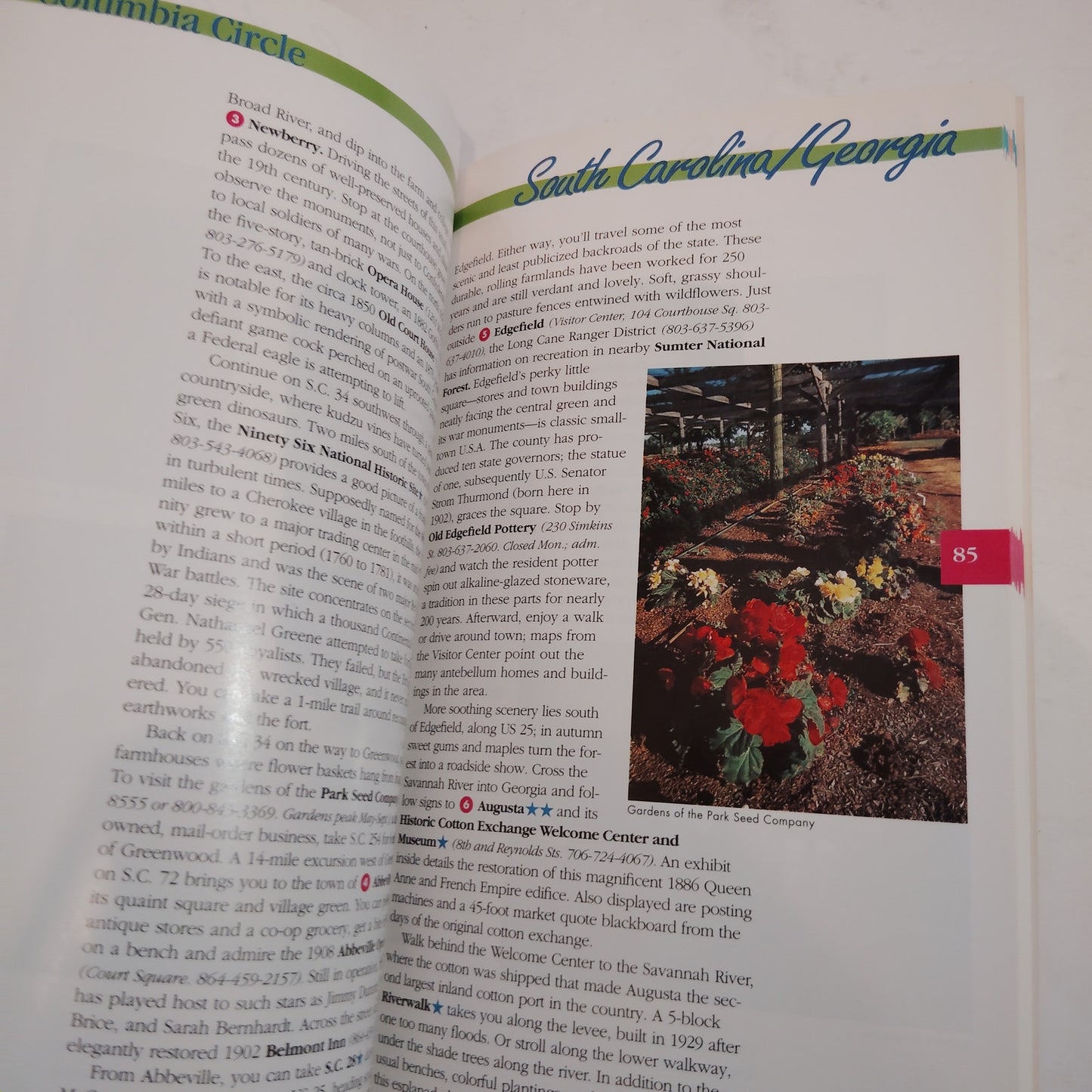 National Geographic Driving Guide: Florida & The Southeast - VTG 1998 Paperback