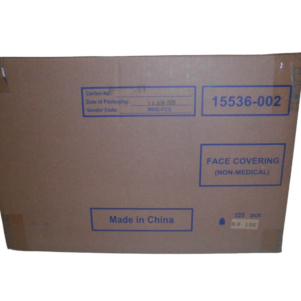 (1 Cs/ 225 Mask) ECOLAB Kay Chemical Non-Medical Reusable Face Mask 75 x 3-PACKS [LOCAL PICKUP for $10 per Case of 225 Mask]